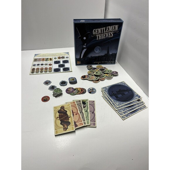 Gentlemen Thieves Board Game Complete 2017 Asmodee Games - Picture 1 of 7